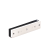 montaje en "u" para puertas de vidrio /1/2" de grosor/ uso con chapas de 600 y 750 lbs / ajuste por opresores