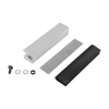 montaje "u" para puertas de vidrio/ 3/4" de grosor/para chapas magnéticas de 600 y 750 lbs / ajuste por opresores