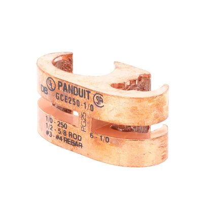 conector de conexión a tierra tipo "e" para conductor 1/0 awg str – 250 kcmil main y 6 awg sol – 1/0 awg str tap conector de conexión a tierra tipo "e" para conductor 1/0 awg str – 250 kcmil main y 6 awg sol – 1/0 awg str tap