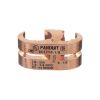 conector de conexión a tierra tipo "e" para conductor 1/0 awg str – 250 kcmil main y 6 awg sol – 1/0 awg str tap