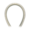 cubre filos ranurado con adhesivo, para bordes de 2.5 a 3.7mm, de 30.5m de largo, color natural