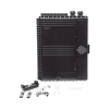 cierre de empalme para 24 fusiones de fibra óptica, interior/exterior, con 16 acopladores sc/apc y splitter 1x16 sc/apc incluido, ip65