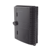 cierre de empalme para 24 fusiones de fibra óptica, interior/exterior, con 8 acopladores sc/apc y splitter 1x8 sc/apc incluido, ip65