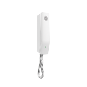 teléfono ip para hoteles / altavoz hd en bocina / 2 cuentas y líneas sip / 10 teclas de marcación rápida / 3 teclas programables / wi fi de doble banda / gestión con gdms / color blanco /
