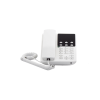 teléfono ip hotelero wi fi, 2 líneas sip con 2 cuentas, codec opus, ipv4/ipv6, color blanco, con gestión en la nube gdms