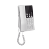 teléfono ip hotelero wi fi, 2 líneas sip con 2 cuentas, codec opus, ipv4/ipv6, color blanco, con gestión en la nube gdms