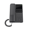 teléfono ip hotelero wi fi, 2 líneas sip con 2 cuentas, codec opus, ipv4/ipv6, color negro, con gestión en la nube gdms
