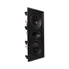 altavoz lcr de pared | woofers dobles de 6.5'' | tweeter de seda suave de 1 | 125w | 8Ω