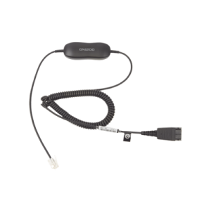 jabra gn1200 cable enroscado con conexión qd y rj 9 (88011 99)