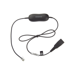 jabra gn1200 cable con conexión qd y rj 9 (88001 99)