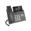 teléfono ip grado operador, 3 líneas sip con 6 cuentas, puertos gigabit,poe, pantalla a color 2.4", codec opus, ipv4/ipv6 con gestión en la nube gdms