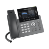teléfono ip wi fi, grado operador, 10 líneas sip con 5 cuentas, pantalla a color 4.3", puertos gigabit, bluetooth, poe, codec opus, ipv4/ipv6 con gestión en la nube gdms