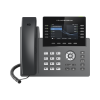 teléfono ip wi fi, grado operador, 10 líneas sip con 5 cuentas, pantalla a color 4.3", puertos gigabit, bluetooth, poe, codec opus, ipv4/ipv6 con gestión en la nube gdms