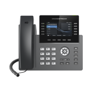 teléfono ip wi fi, grado operador, 10 líneas sip con 5 cuentas, pantalla a color 4.3", puertos gigabit, bluetooth, poe, codec opus, ipv4/ipv6 con gestión en la nube gdms