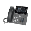 teléfono ip wi fi, grado operador, 6 líneas sip con 6 cuentas, pantalla a color 4.3", puertos gigabit, bluetooth, poe, codec opus, ipv4/ipv6 con gestión en la nube gdms
