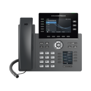 teléfono ip wi fi, grado operador, 6 líneas sip con 6 cuentas, pantalla a color 4.3", puertos gigabit, bluetooth, poe, codec opus, ipv4/ipv6 con gestión en la nube gdms