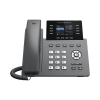 teléfono ip wi fi, grado operador, 8 líneas sip con 4 cuentas, pantalla a color 2.8", puertos gigabit, bluetooth, poe, codec opus, ipv4/ipv6 con gestión en la nube gdms