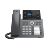teléfono ip wi fi, grado operador, 8 líneas sip con 4 cuentas, pantalla a color 2.8", puertos gigabit, bluetooth, poe, codec opus, ipv4/ipv6 con gestión en la nube gdms