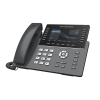 teléfono ip wi fi, grado operador, 14 líneas sip con 6 cuentas, pantalla lcd 5", puertos gigabit, bluetooth, poe, codec opus, ipv4/ipv6 con gestión en la nube gdms