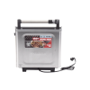 parrilla elÉctrica de humo, acero inoxidable.