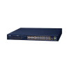 switch poe administrable capa 2 / 24 puertos10/100/1000base t / 2 sfp 100/1000base x / poe 802.3af/at