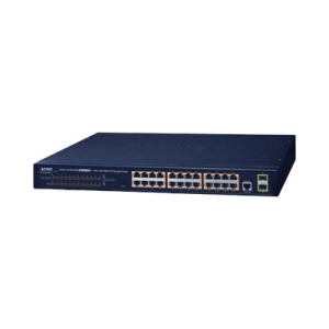switch poe administrable capa 2 / 24 puertos10/100/1000base t / 2 sfp 100/1000base x / poe 802.3af/at
