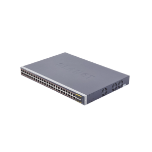 switch administrable de 48 puertos 10/100/1000t 802.3at poe + 4 puertos 100/1000base x sfp / 440w