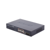 switch administrable capa 2, 8 puertos poe 802.3af/at gigabit, 140 w max, 2 puertos sfp, modo extendido hasta 250 m, soporta administración en nube cloudnms ( hw rev. 3.0 en adelante).