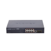 switch administrable capa 2, 8 puertos poe 802.3af/at gigabit, 140 w max, 2 puertos sfp, modo extendido hasta 250 m, soporta administración en nube cloudnms ( hw rev. 3.0 en adelante).