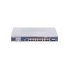switch administrable capa 3, 24 puertos gigabit 802.3bt, hasta 600 w, 4 puertos 10 g sfp+, con pantalla táctil para configuración básica