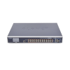 switch administrable l3, 24 puertos gigabit poe 802.3bt, 2 puertos 10g sfp+, pantalla tactil, fuente redundante, (600w)
