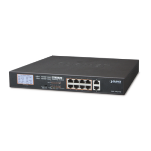 switch no adminsitrable poe+ distancia 250 metros 8 puertos poe gigabit + 2 gigabit