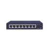 switch de escritorio no administrable, 8 puertos gigabit 10/100/1000 mbps, tecnología de ahorro de energía de hasta un 40%