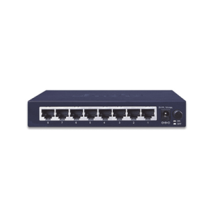switch de escritorio no administrable, 8 puertos gigabit 10/100/1000 mbps, tecnología de ahorro de energía de hasta un 40%