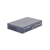 switch poe no administrable, 8 puertos 10/100/1000 mbps con 4 puertos poe 802.3af/at, modo extender hasta 250 mts