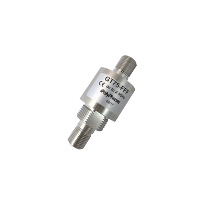 protector coaxial de dc a 2.5 ghz a 75 ohms con conectores f hembra en ambos lados protector coaxial de dc a 2.5 ghz a 75 ohms con conectores f hembra en ambos lados