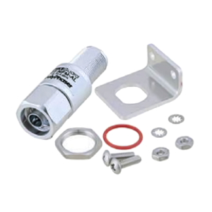 protector rf coaxial de tubo de gas para dc a 6 ghz con conectores n hembra y n macho, garantía de 10 años