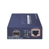 convertidor ieee802.3af/at poe 10/100/1000base t a 100/1000x sfp