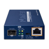convertidor de medios poe, 1 puerto rj45 gigabit con salida poe 802.3af/at/bt (hasta 60 w)/ 1 puerto sfp 100/1000base x
