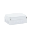 caja estanca de pvc para derivación y conexión, 12 entradas, tapa atornillada, 300x220x120 mm (Área interna), uso exterior ip55, material que no propaga el fuego y libre de hálogenos