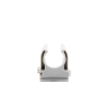 soporte de presión (abrazadera), pvc auto extinguible, abierto para tubería de 16 mm