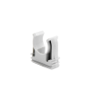 soporte de presión (abrazadera), pvc auto extinguible, abierto para tubería de 20 mm