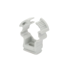 soporte de collar (abrazadera), pvc auto extinguible, cerrado para tubería de 16 mm
