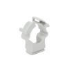 soporte de collar (abrazadera), pvc auto extinguible, cerrado para tubería de 16 mm