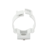 soporte de collar (abrazadera), pvc auto extinguible, cerrado para tubería de 32 mm