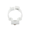 soporte de collar (abrazadera), pvc auto extinguible, cerrado para tubería de 32 mm