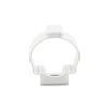 soporte de collar (abrazadera), pvc auto extinguible, cerrado para tubería de 40 mm