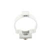soporte de collar (abrazadera), pvc auto extinguible, cerrado para tubería de 40 mm