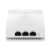 punto de acceso wi fi 6 802.11ax de pared, tecnología mu mimo 2x2:2 de doble banda, 4 puertos gigabit alámbricos