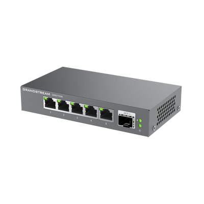 switches de red multi gigabit de 2.5g no administrable / 5 puertos rj45 de 100/1000/2500mbps / 1 puerto de fibra sfp+ switches de red multi gigabit de 2.5g no administrable / 5 puertos rj45 de 100/1000/2500mbps / 1 puerto de fibra sfp+